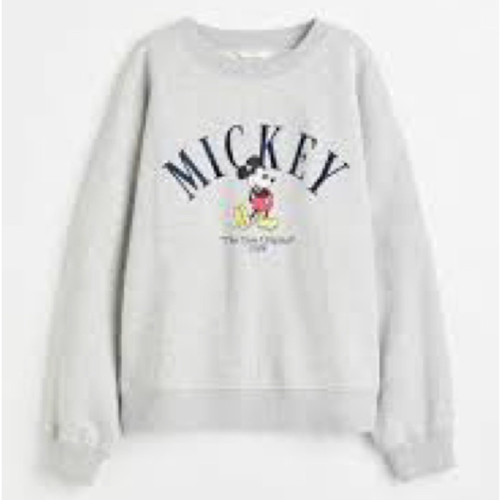Gray Mickey Mouse Sweatshirt